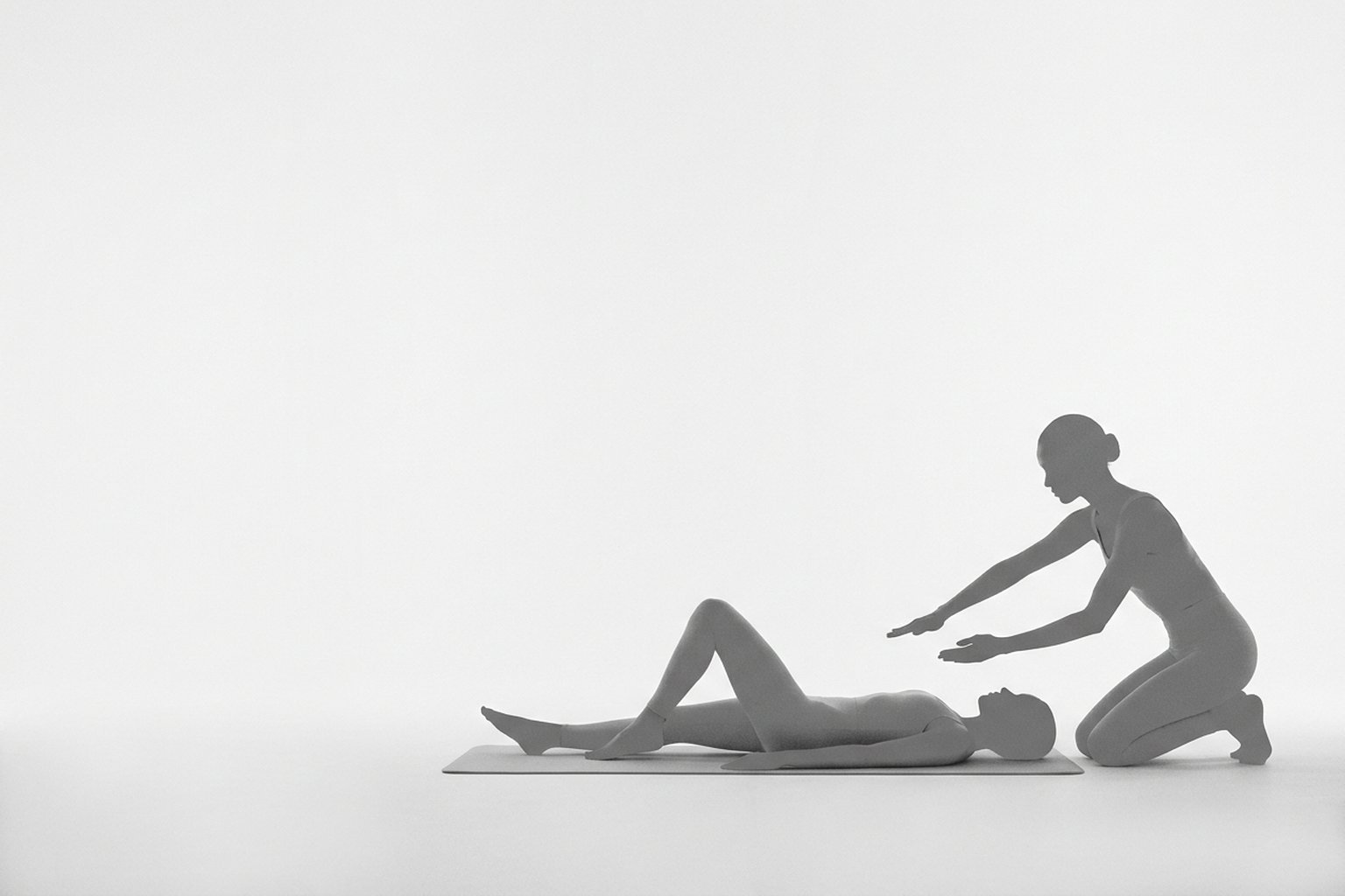 Ejercicio clínico de Pilates en suelo: progresión del control motor del core con supervisión individualizada y feedback del instructor