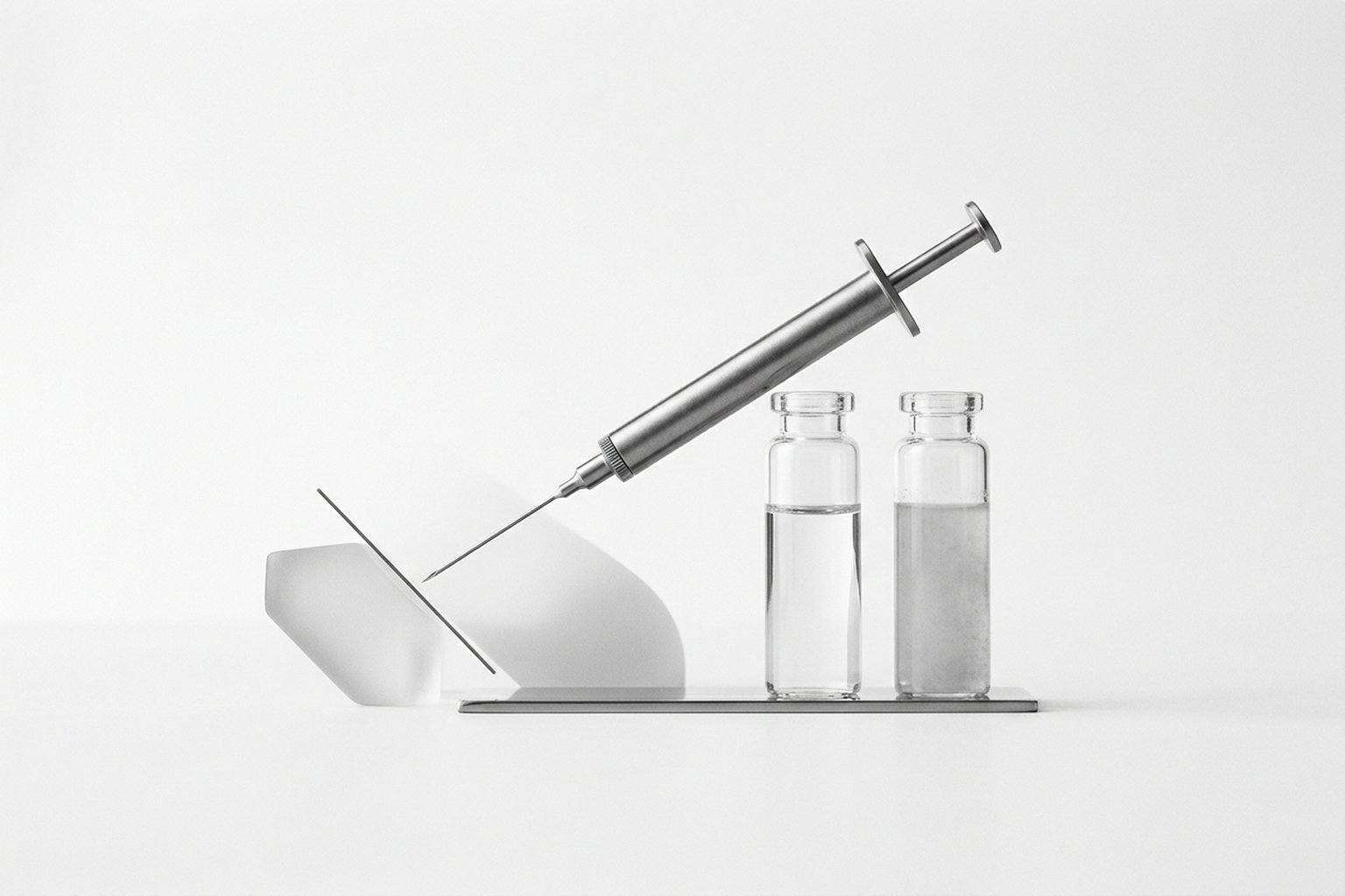Punción aspirativa de la bursa olecraneana: posicionamiento de la aguja, aspecto del líquido (claro en la aséptica vs turbio en la séptica) y tubos para análisis de laboratorio