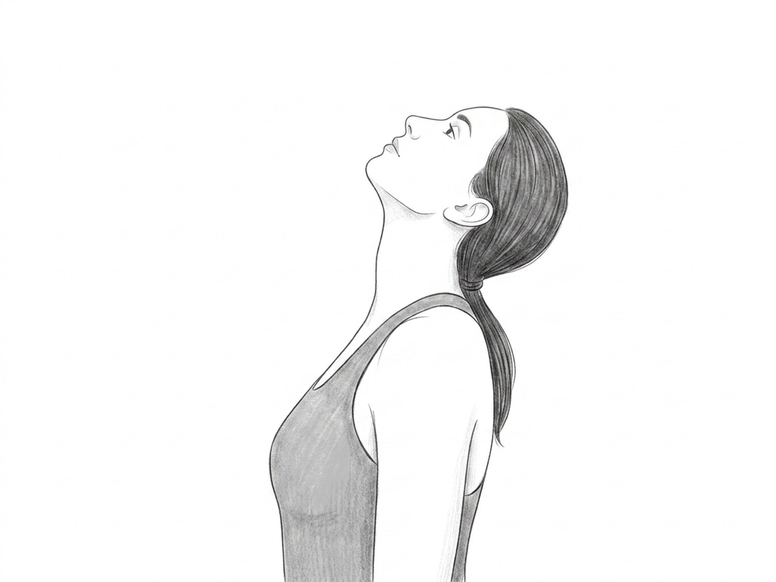 Retracción Cervical de Pie Contra la Pared