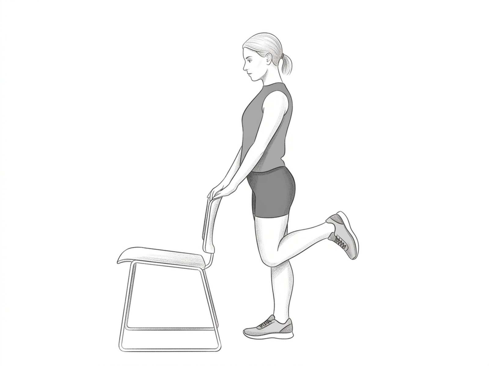 Flexión de Rodilla de Pie