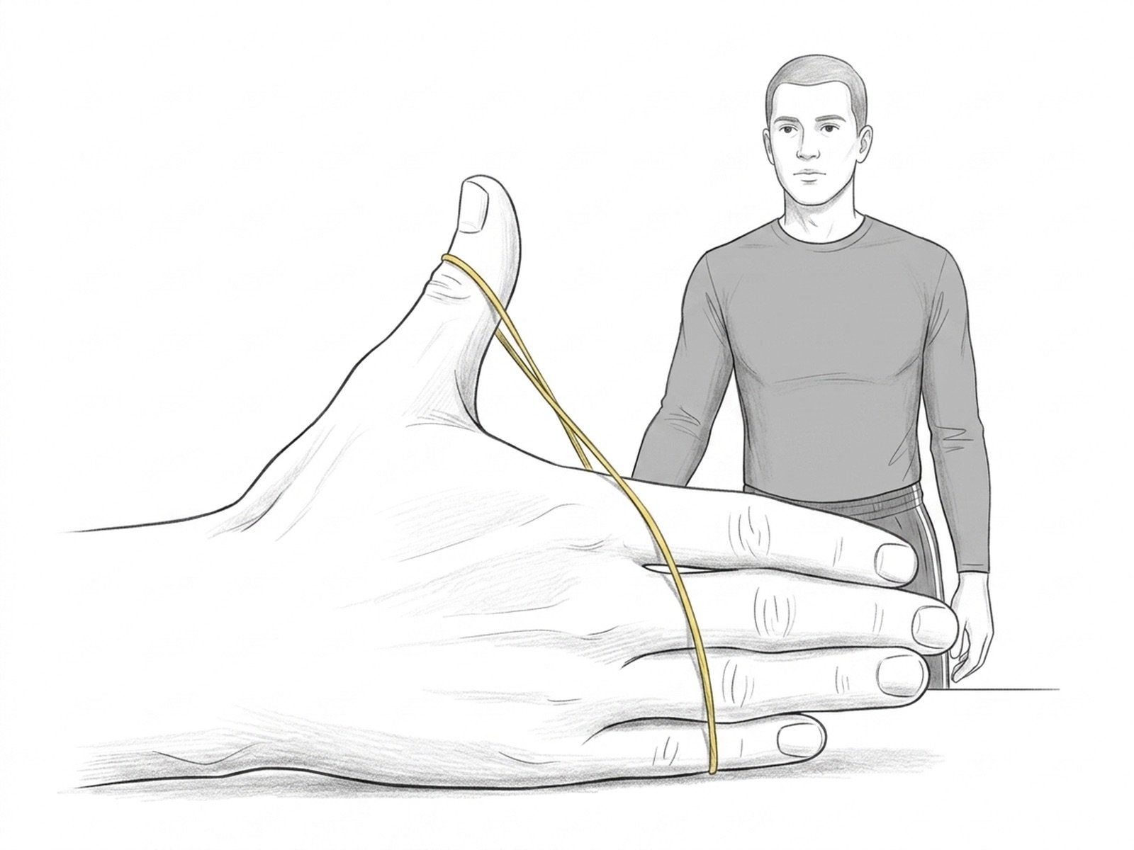 Abducción del Pulgar con Elástico
