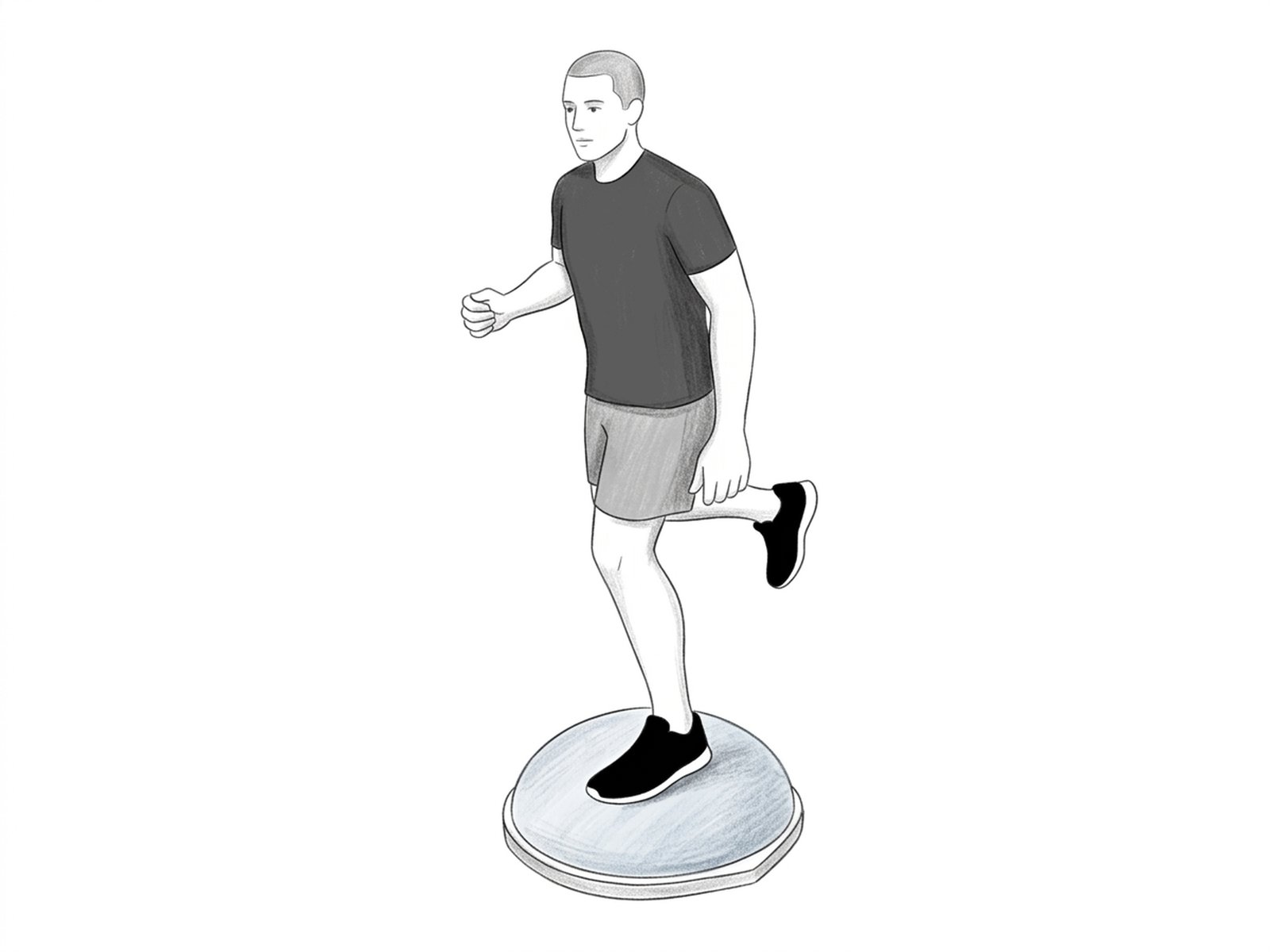 Equilibrio Unipodal en Superficie Inestable
