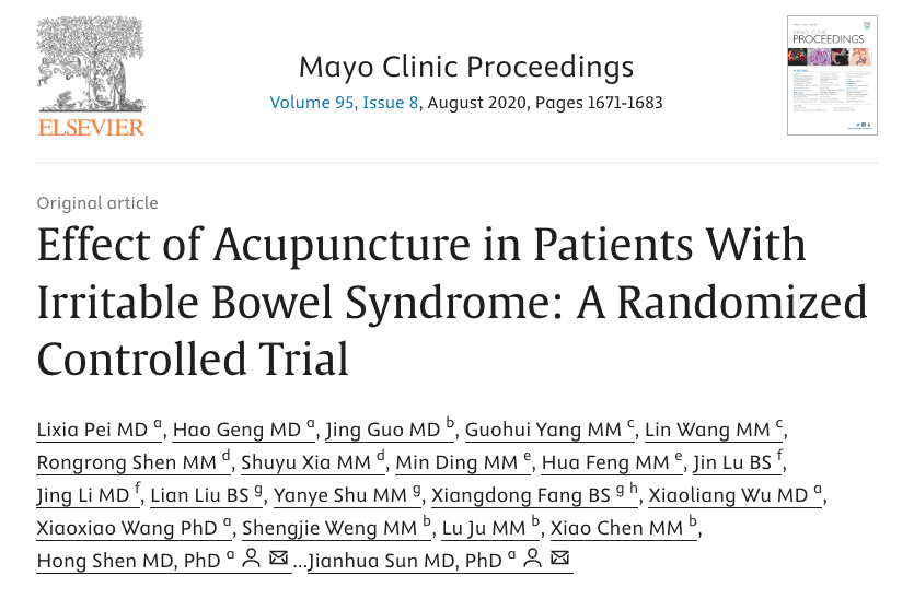 acupuntura intestivo irritavel